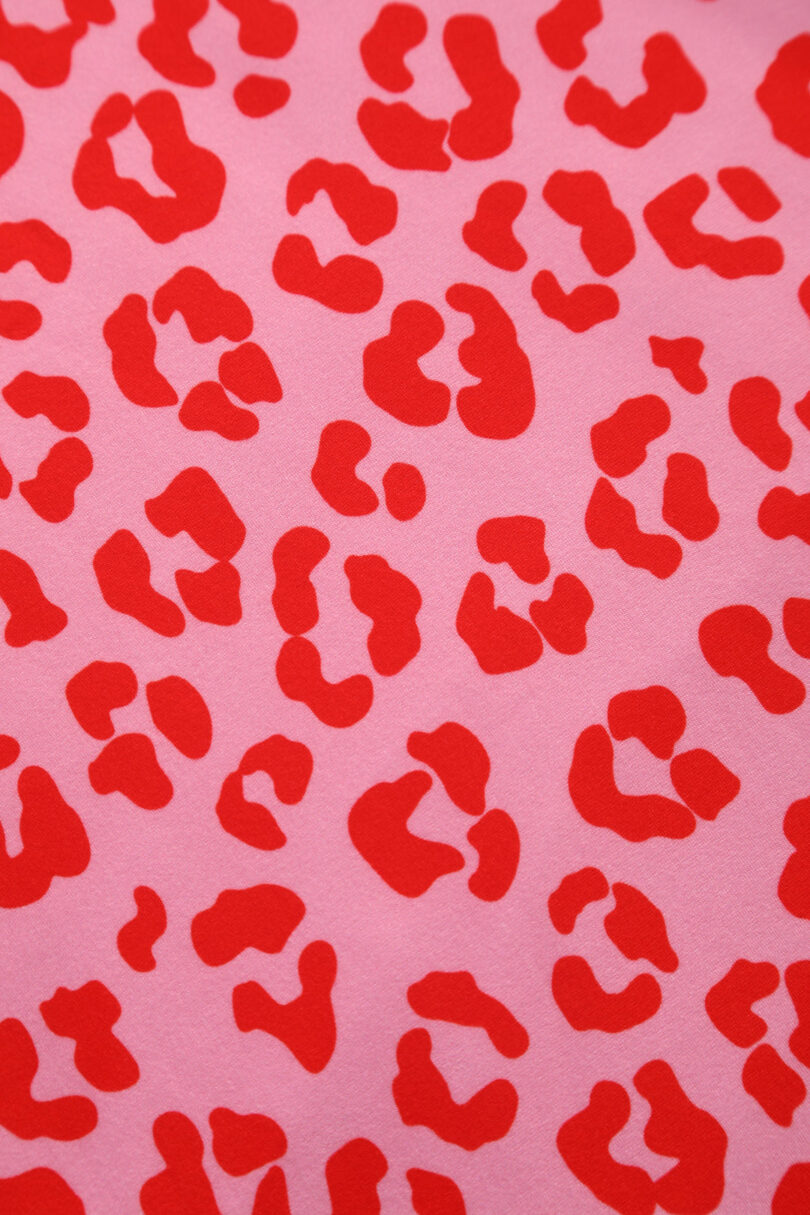 Julia Pink Cheetah Print Midi Dress  Shop now at Kitty Darling