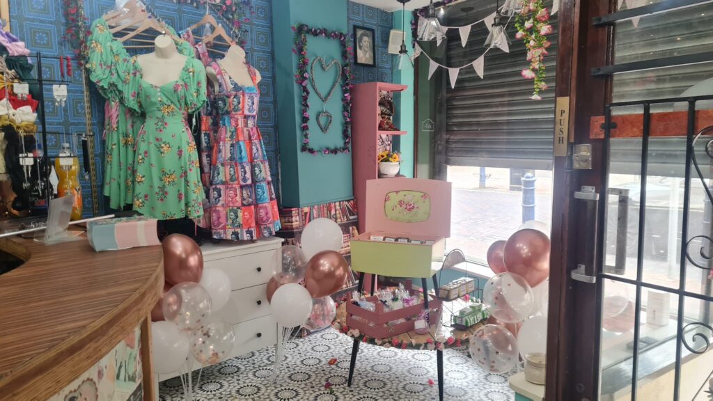 Our Retail Store 2 Kitty Darling inside the shop right handside