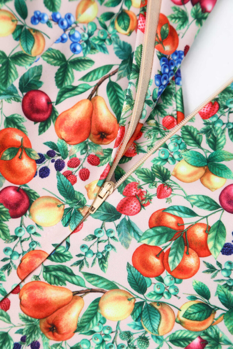 Lily Italian Summer Fruit Off Shoulder Dress  Shop now at Kitty Darling
