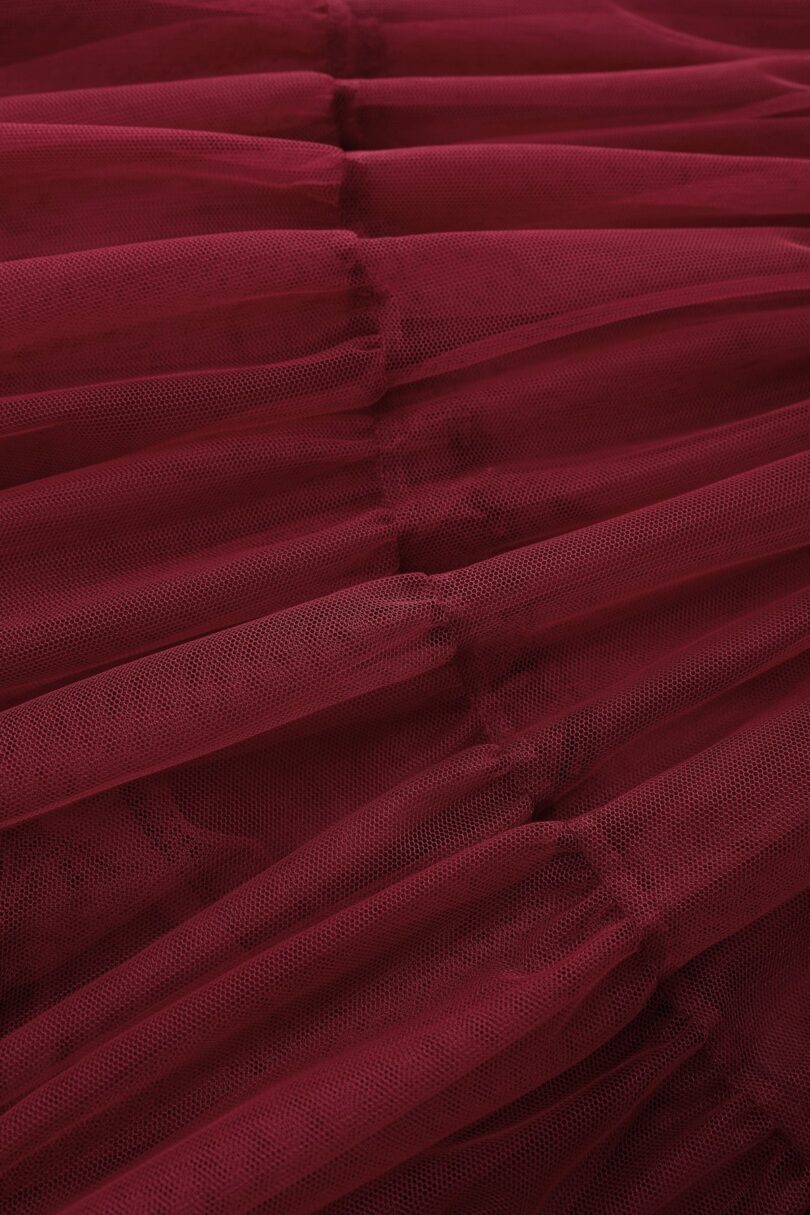 Fluffy Burgundy Petticoat  Shop now at Kitty Darling