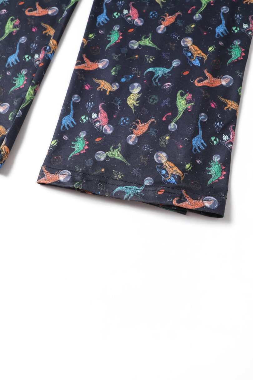 Charlotte Navy Astronaut Dinosaur Print Jumpsuit  Shop now at Kitty Darling