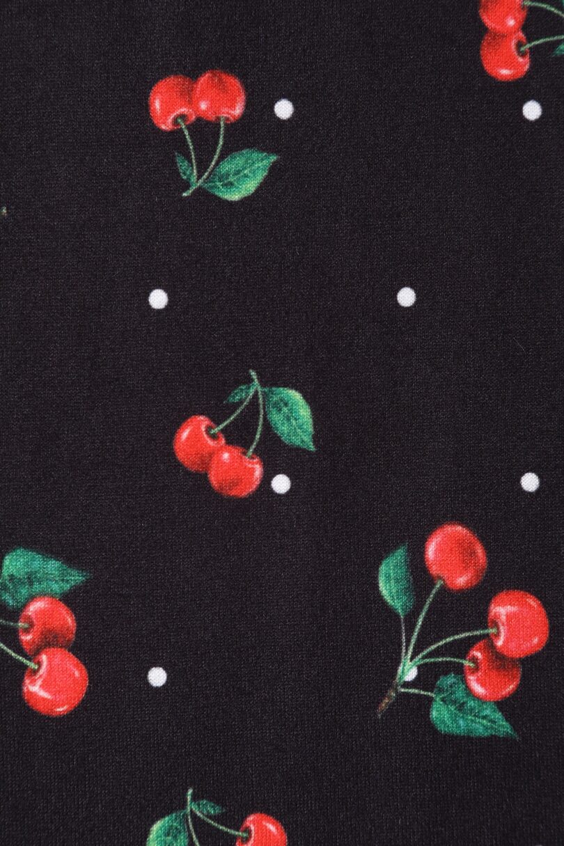 50's Inspired Quirky Headband in Black Cherry Print  Shop now at Kitty Darling