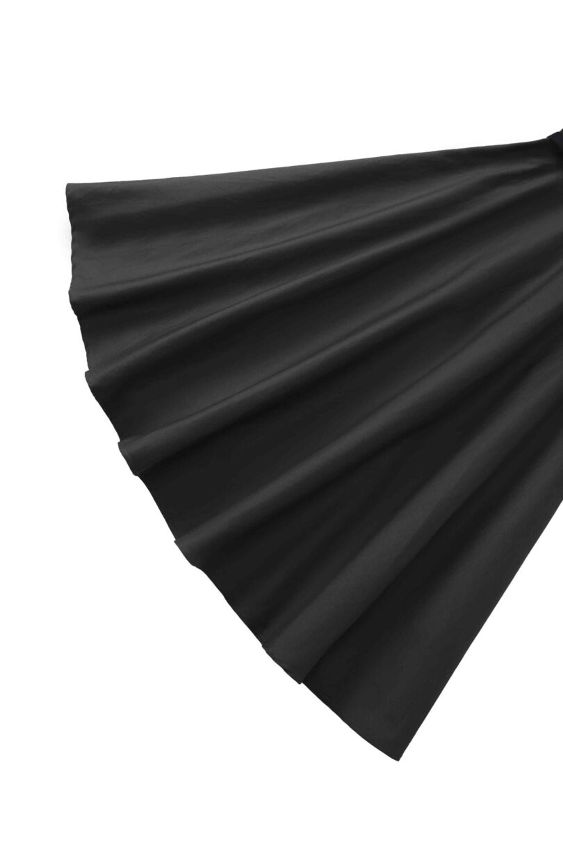 Susan Classic Black Asymmetrical Swing Dress  Shop now at Kitty Darling