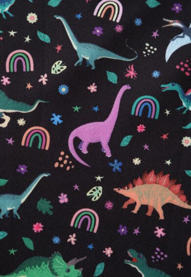 Amanda Black Dinosaur Print Swing Dress – Dresses | Kitty Darling