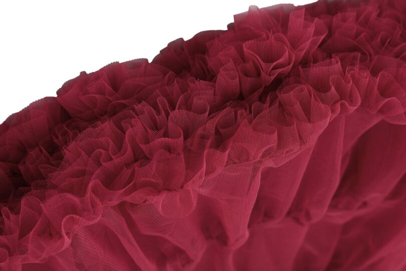 Fluffy Burgundy Petticoat  Shop now at Kitty Darling