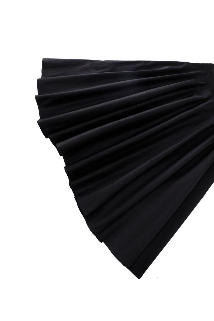 Maisie Black Full Circle Midi Skirt  Shop now at Kitty Darling