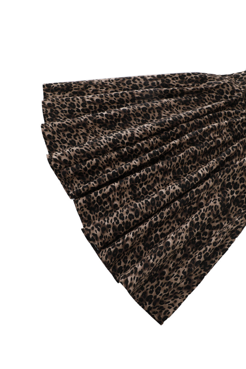 Maisie Leopard Print Full Circle Midi Skirt  Shop now at Kitty Darling