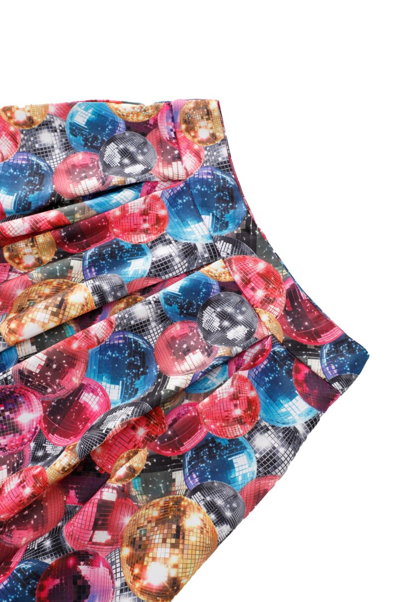 Aisley Disco Ball Pleated Midi Skirt  Shop now at Kitty Darling