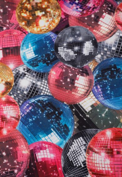 Aisley Disco Ball Pleated Midi Skirt – Skirt | Kitty Darling