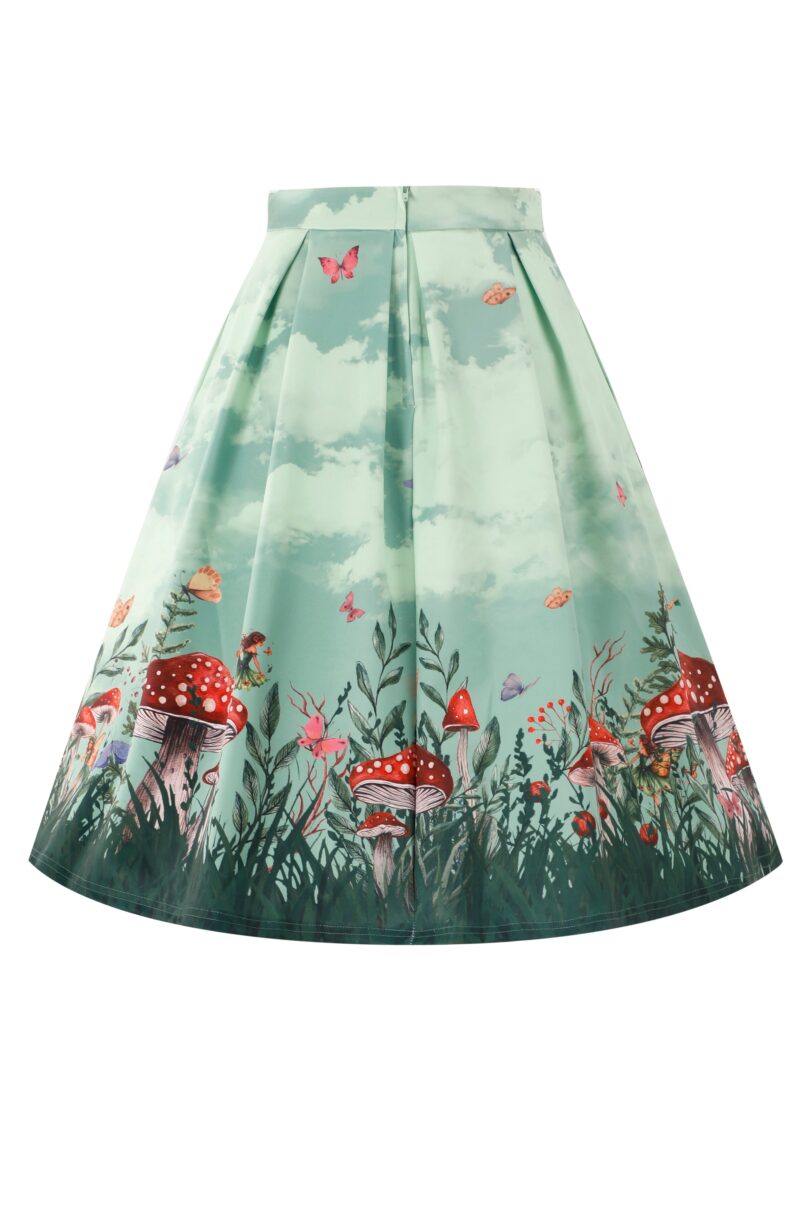 Aisley Fairy Land Pleated Midi Skirt  Shop now at Kitty Darling