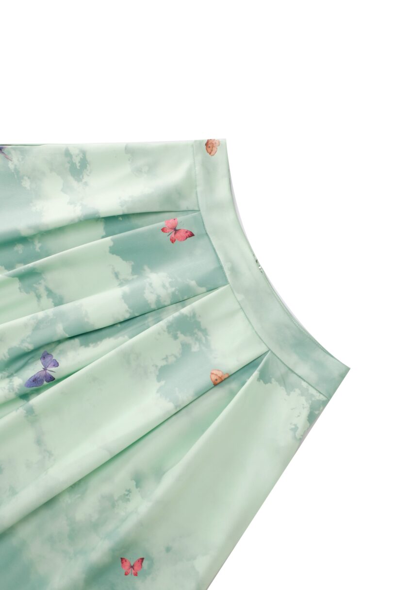 Aisley Fairy Land Pleated Midi Skirt  Shop now at Kitty Darling
