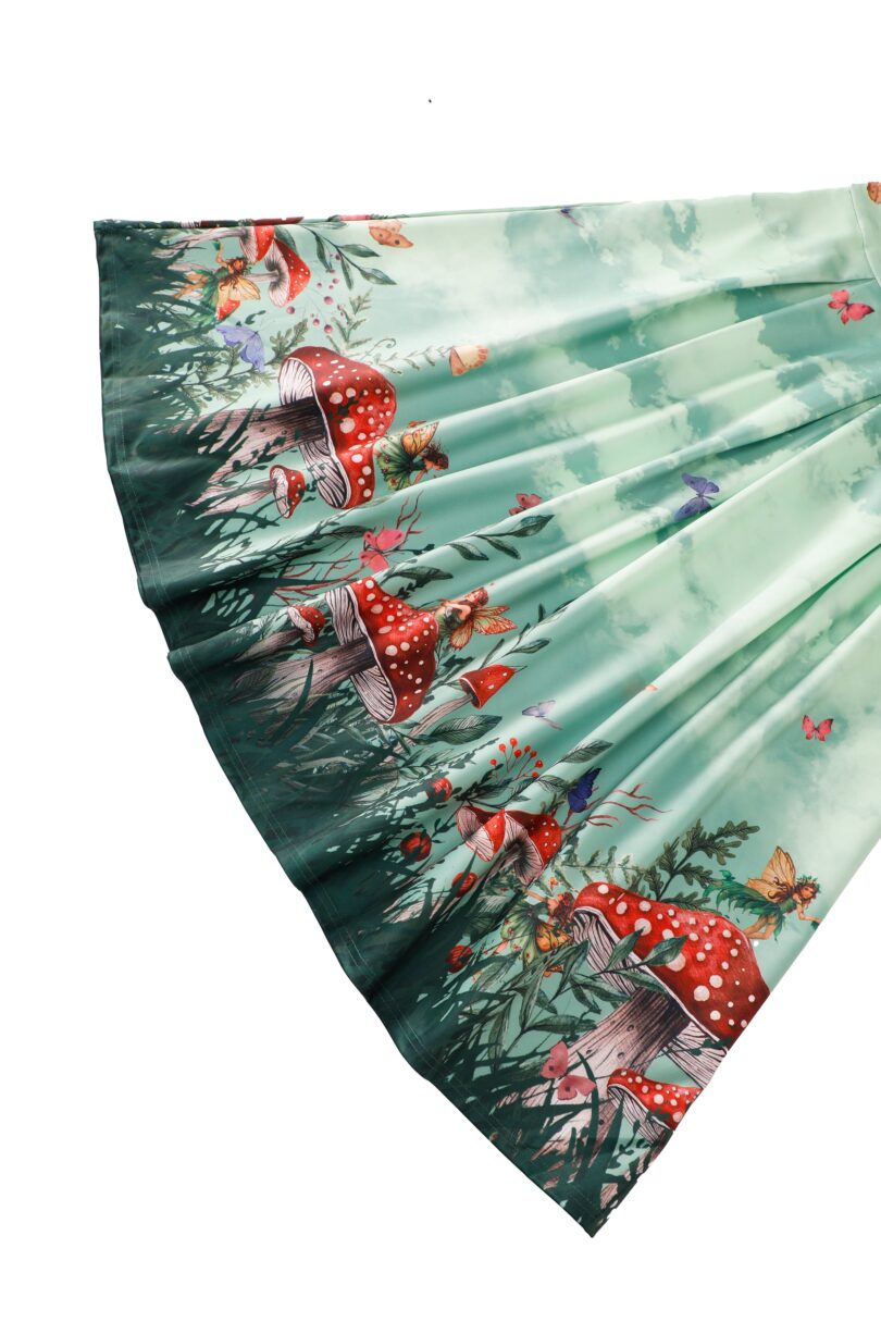 Aisley Fairy Land Pleated Midi Skirt  Shop now at Kitty Darling