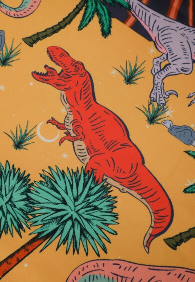 Aisley Dinosaur Extinction Pleated Midi Skirt – Skirt | Kitty Darling