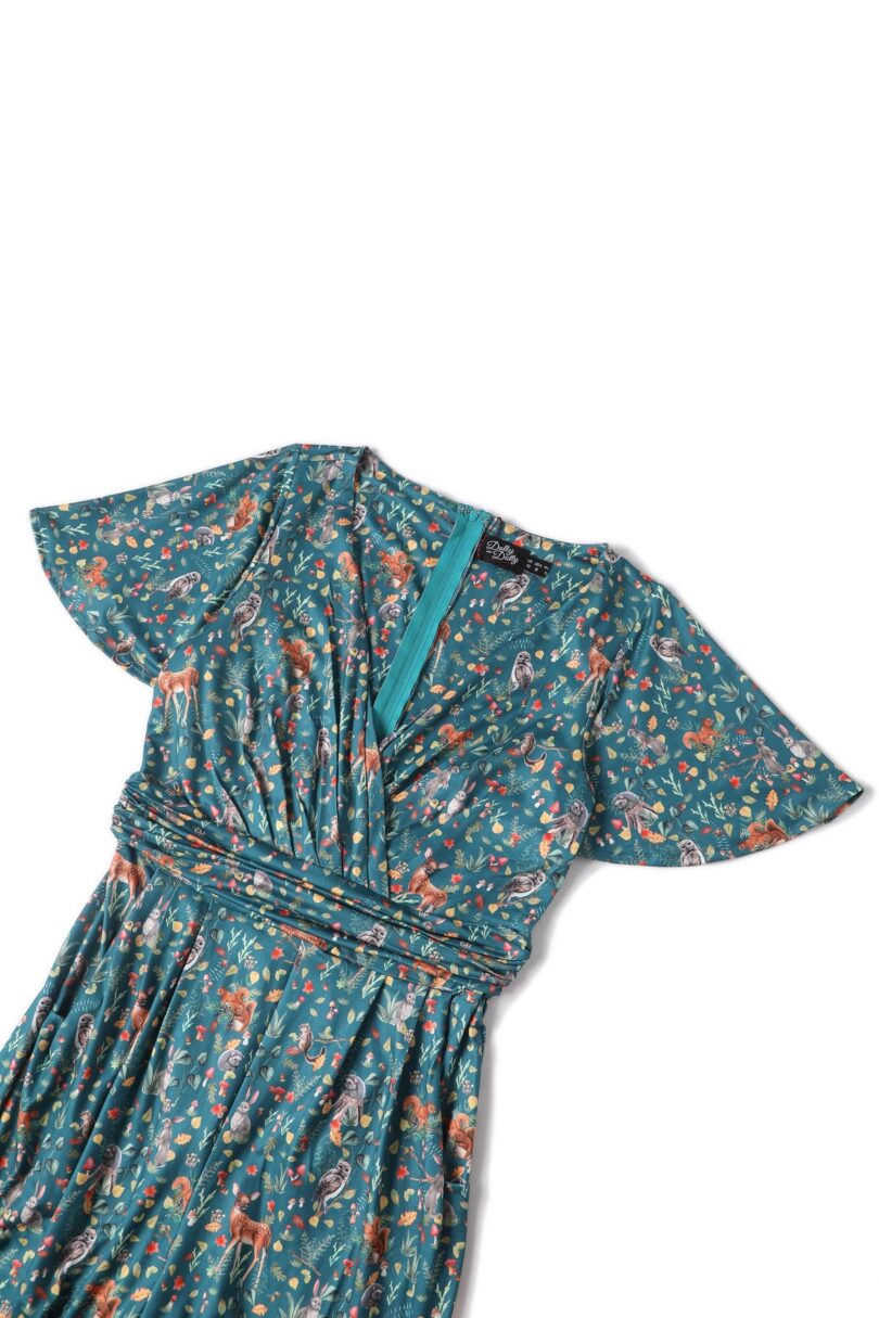 Charlotte Green Woodland Jumpsuit  Shop now at Kitty Darling