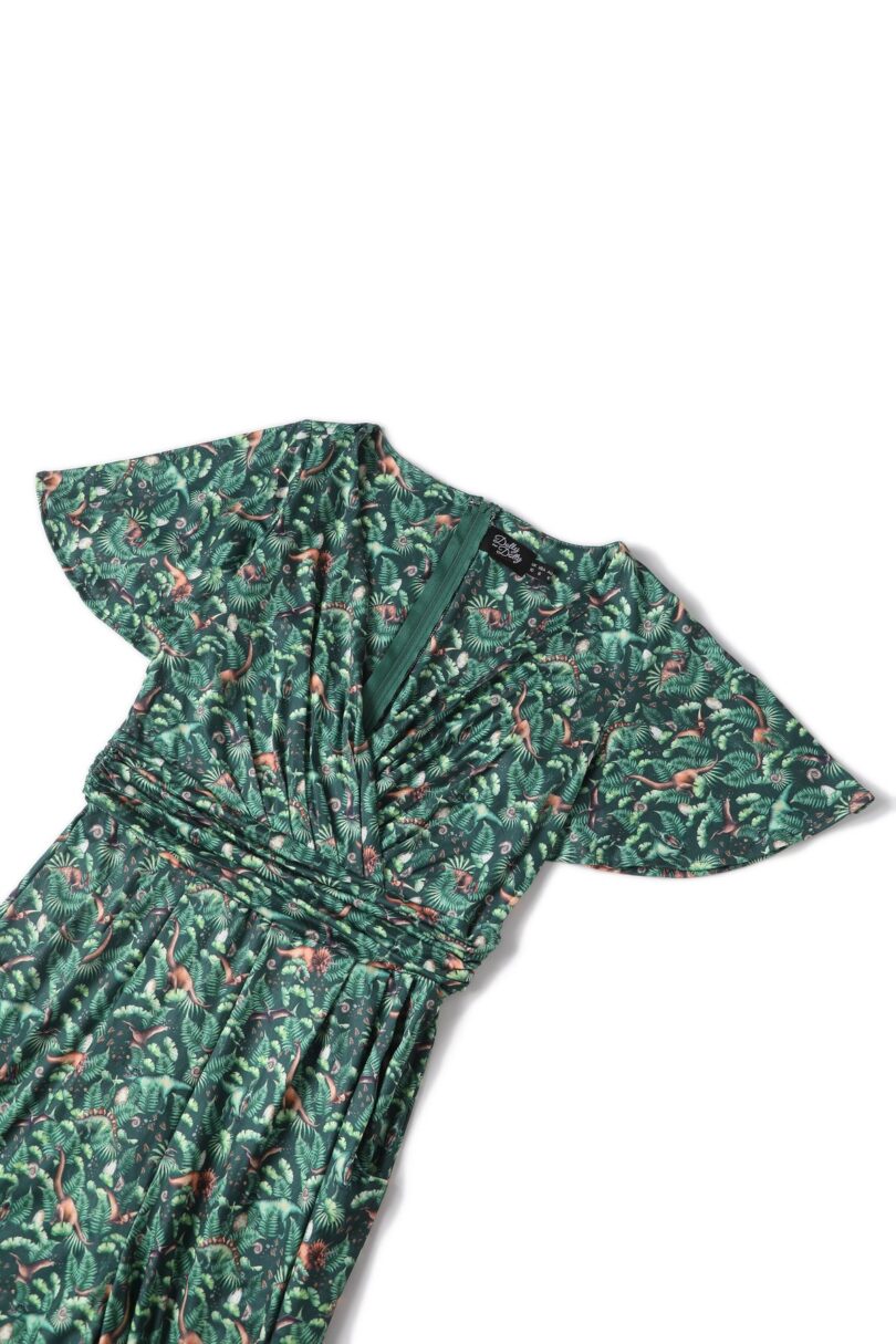 Charlotte Green Woodland Jumpsuit  Shop now at Kitty Darling