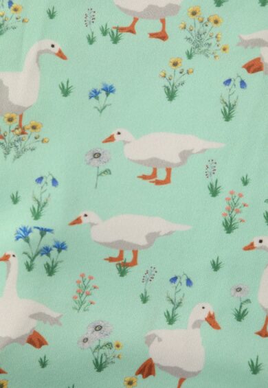 Amanda Swing Dress in Mint Green Duck Print – Dresses | Kitty Darling