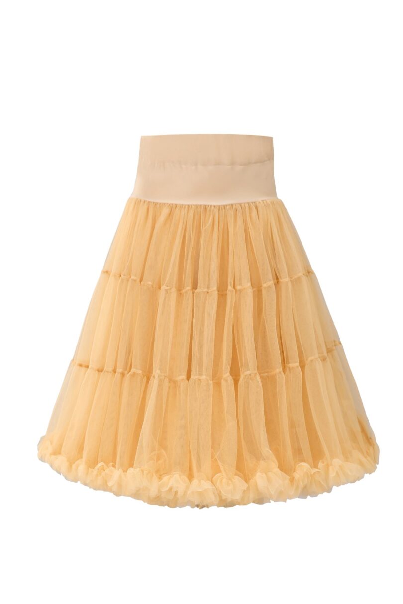 Fluffy Champagne Petticoat  Shop now at Kitty Darling