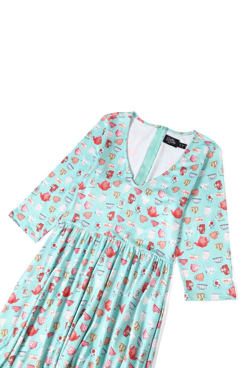 Billie Blue Cuppa Flared Dress  Shop now at Kitty Darling