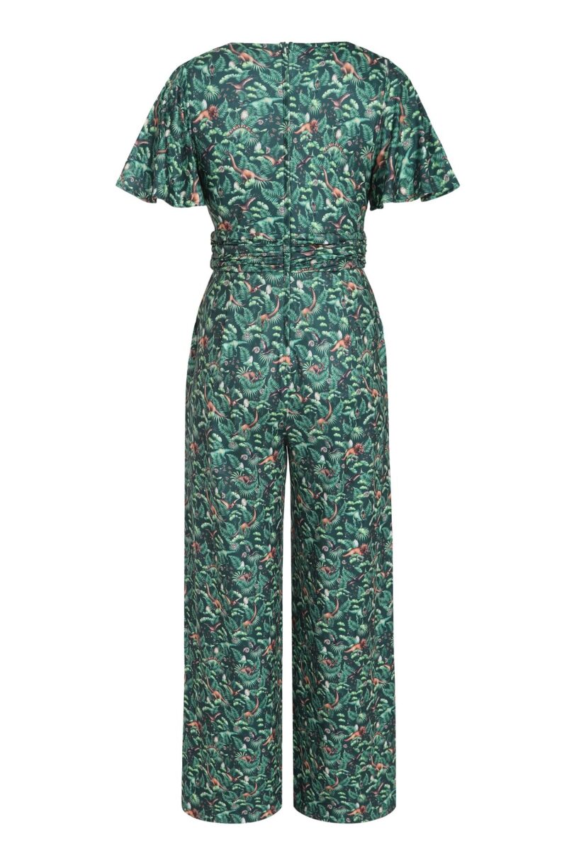 Charlotte Green Woodland Jumpsuit  Shop now at Kitty Darling