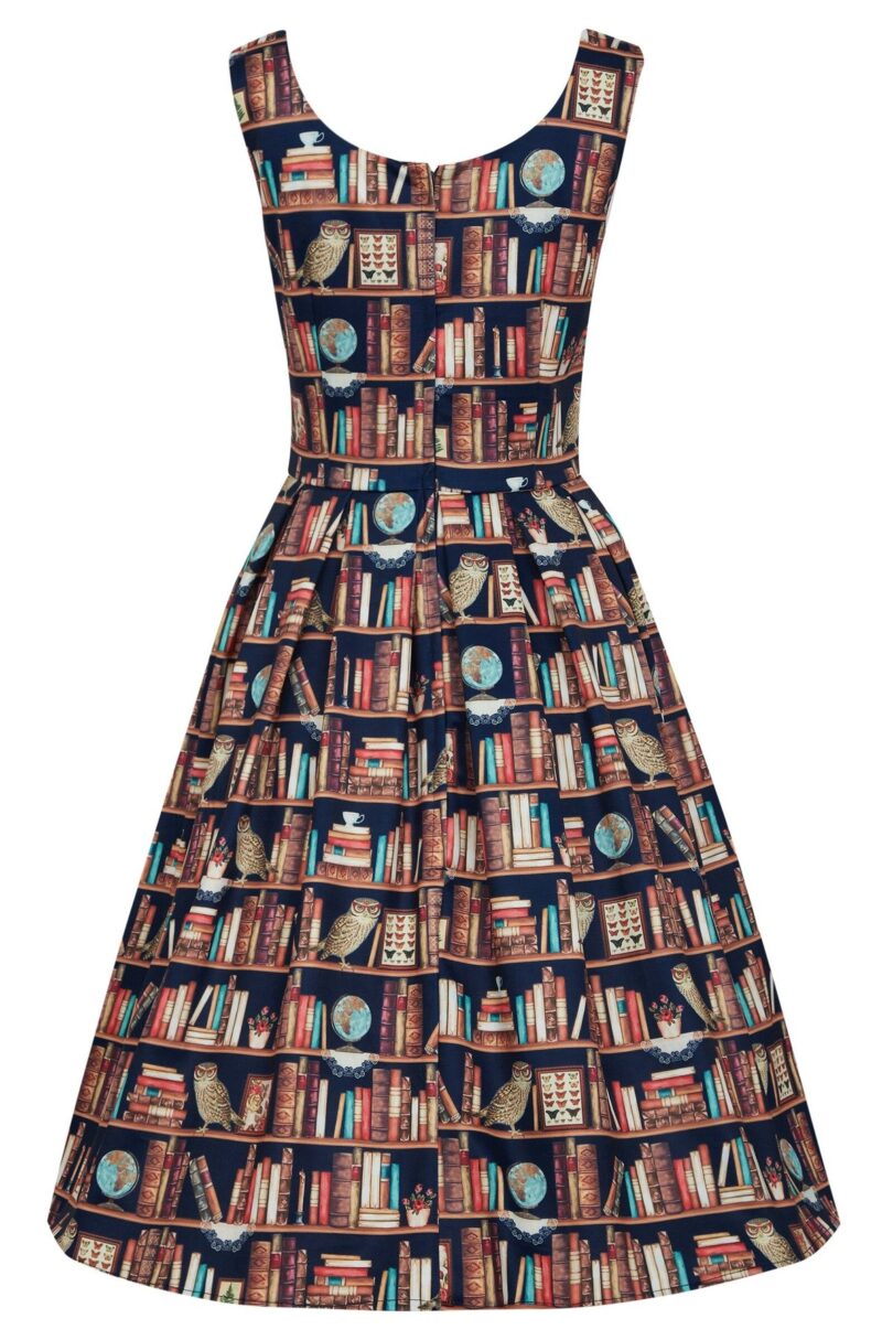 Amanda Library Book & Owl Swing Dress  Shop now at Kitty Darling