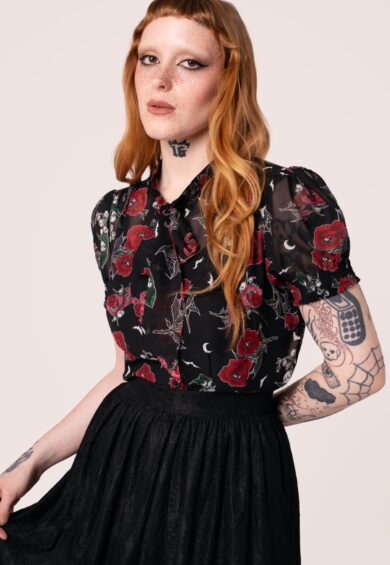 Blooming Elle Blouse – Shirts and Blouses | Kitty Darling