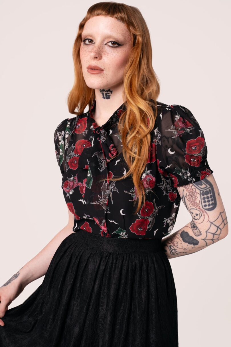 Blooming Elle Blouse  Shop now at Kitty Darling