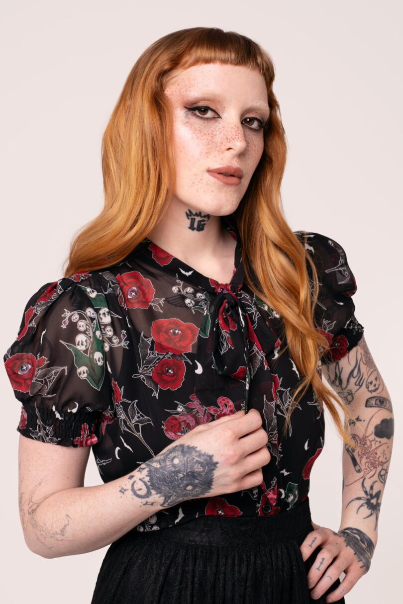 Blooming Elle Blouse  Shop now at Kitty Darling