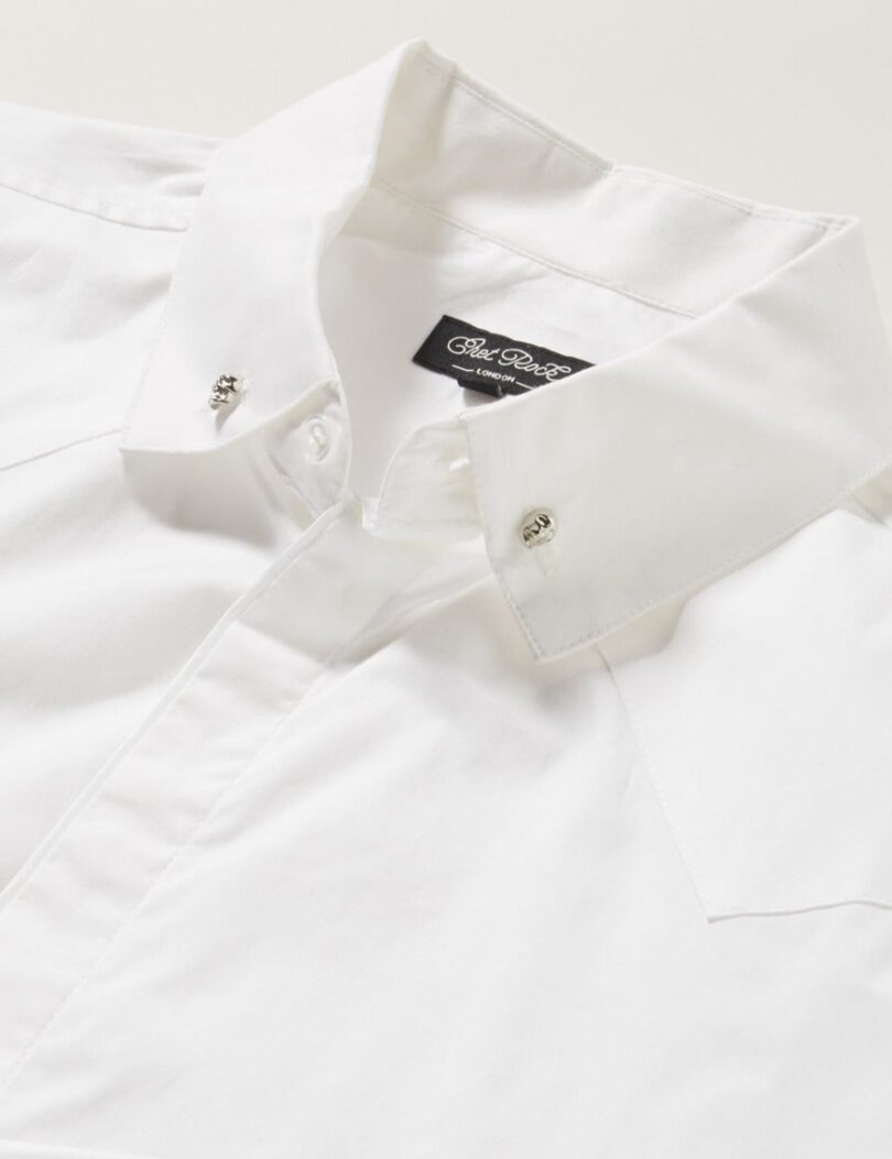 Brooklyn Shirt (with Skull Buttons)  Shop now at Kitty Darling