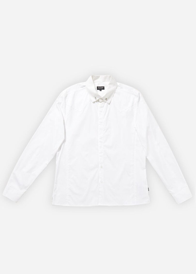 Brooklyn Shirt (with Skull Buttons)  Shop now at Kitty Darling