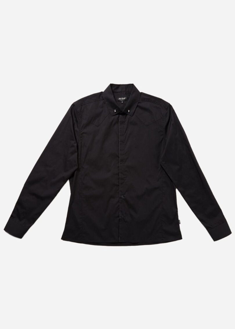 Brooklyn Shirt (with Skull Buttons)  Shop now at Kitty Darling