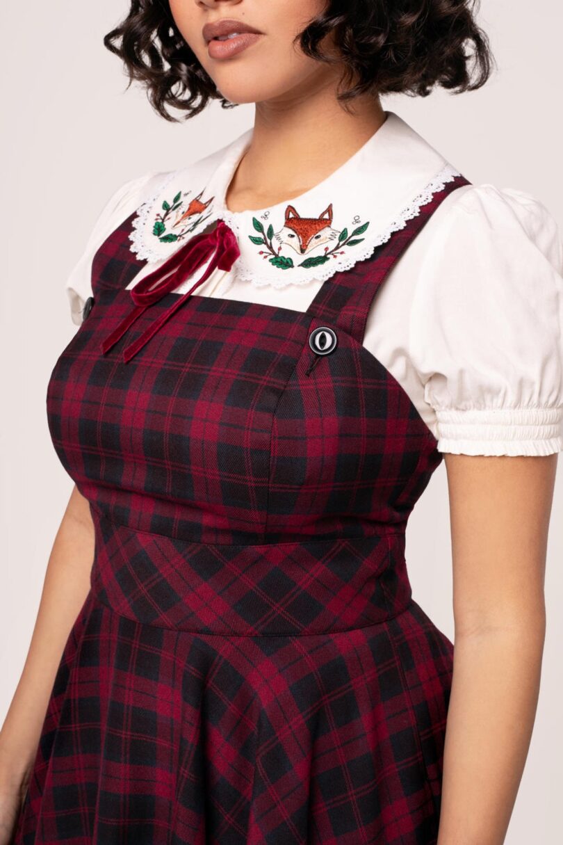 Carmina Pinafore Dress  Shop now at Kitty Darling