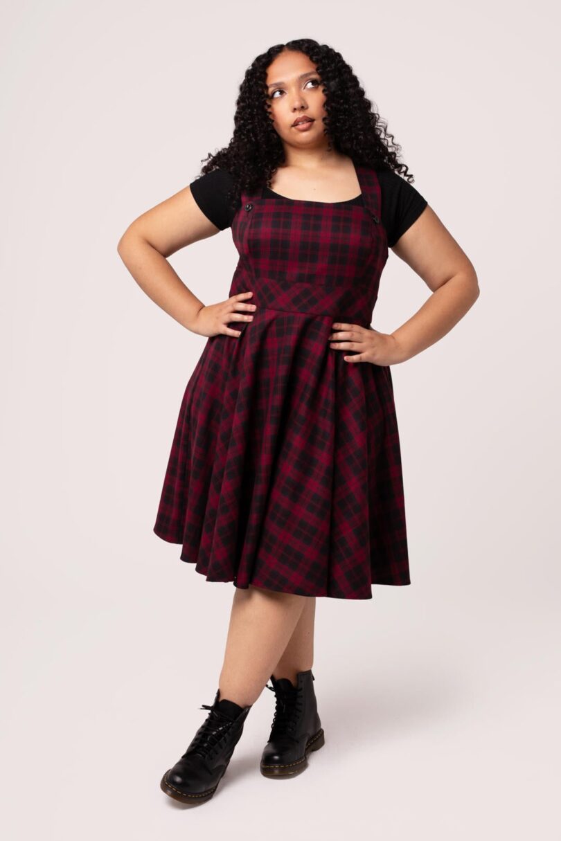 Carmina Pinafore Dress  Shop now at Kitty Darling
