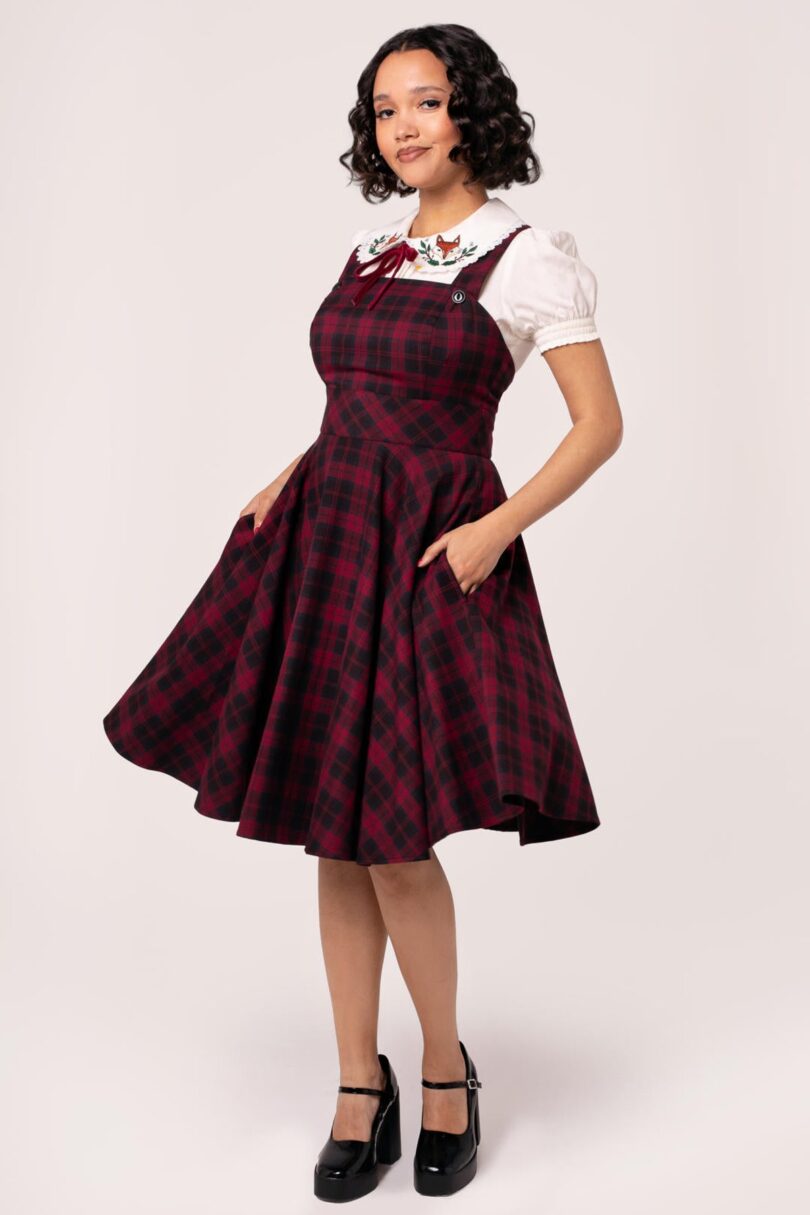 Carmina Pinafore Dress  Shop now at Kitty Darling
