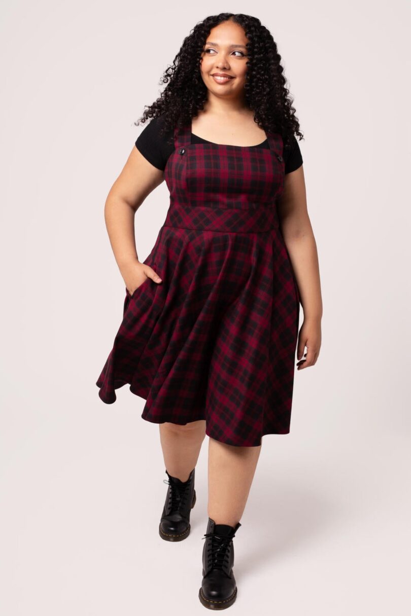 Carmina Pinafore Dress  Shop now at Kitty Darling