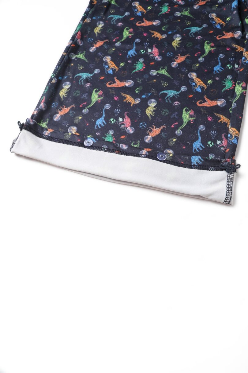 Charlotte Navy Astronaut Dinosaur Print Jumpsuit  Shop now at Kitty Darling