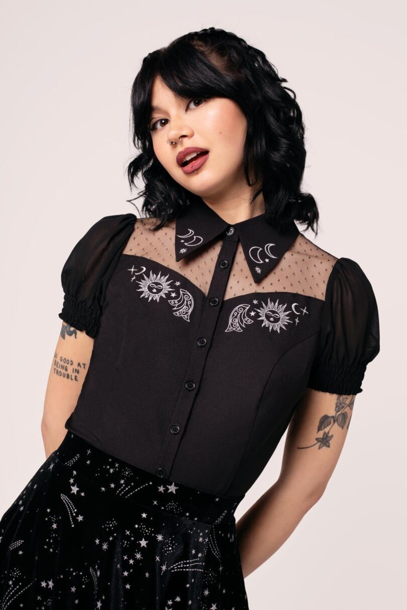 Danica Blouse  Shop now at Kitty Darling