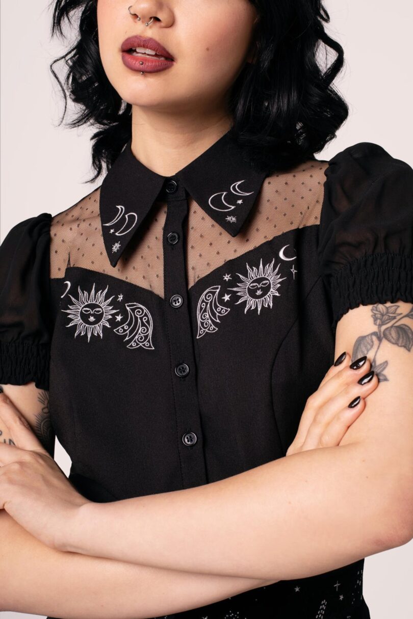 Danica Blouse  Shop now at Kitty Darling