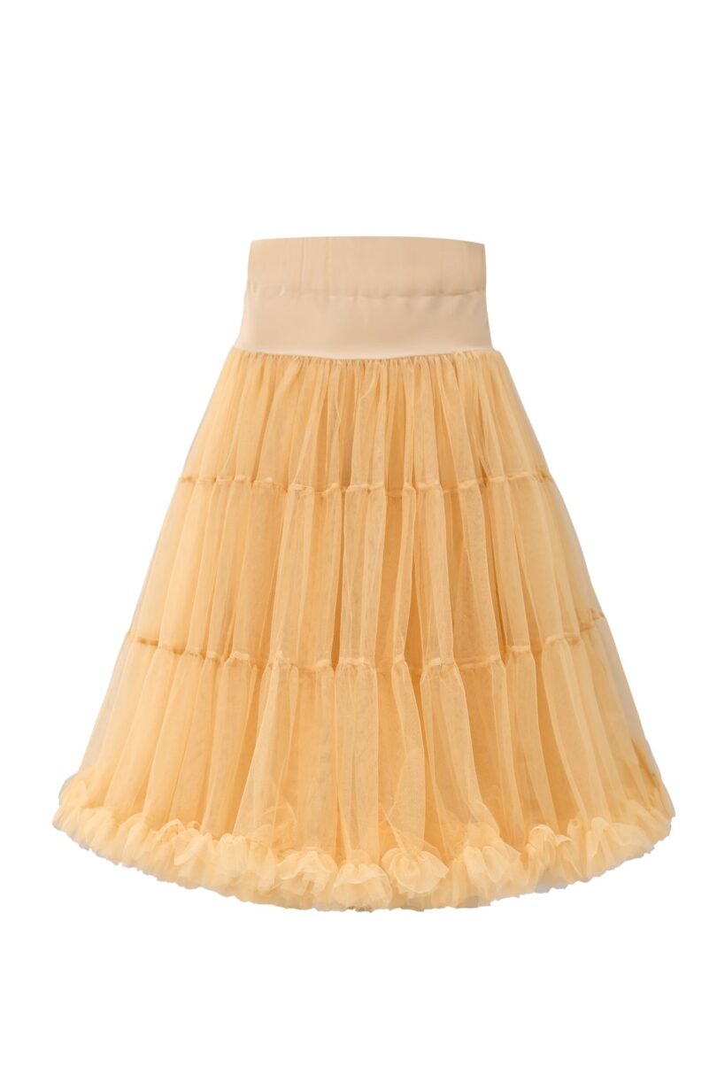 Fluffy Champagne Petticoat  Shop now at Kitty Darling