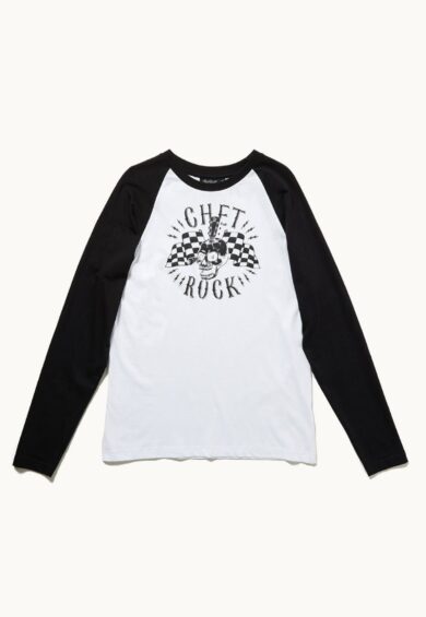 Guitar Head Raglan Sleeve T-Shirt – T-Shirt | Kitty Darling