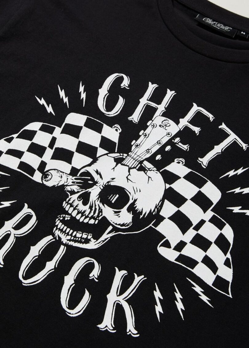 Guitar Head Short Sleeve T-Shirt  Shop now at Kitty Darling