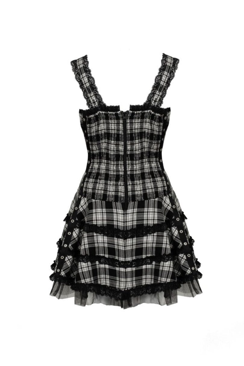 Harley Tartan Dress  Shop now at Kitty Darling