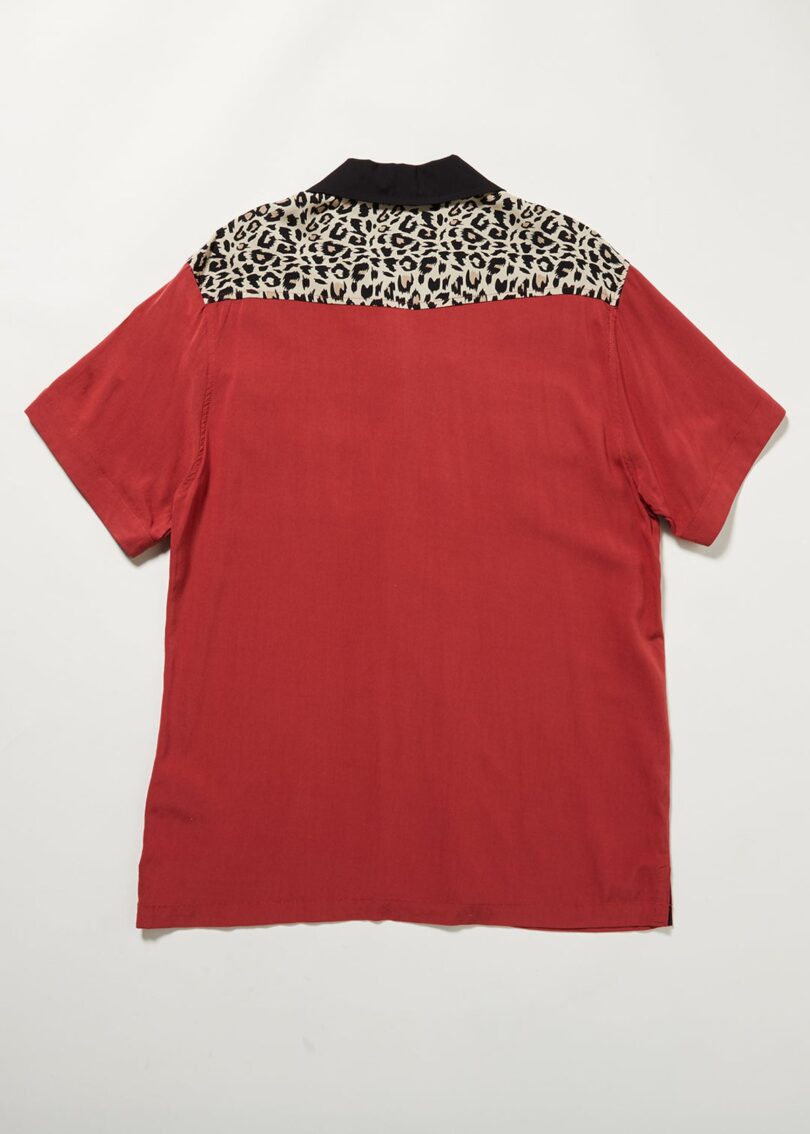 Jeffery Contrast Leo Bowling Shirt  Shop now at Kitty Darling