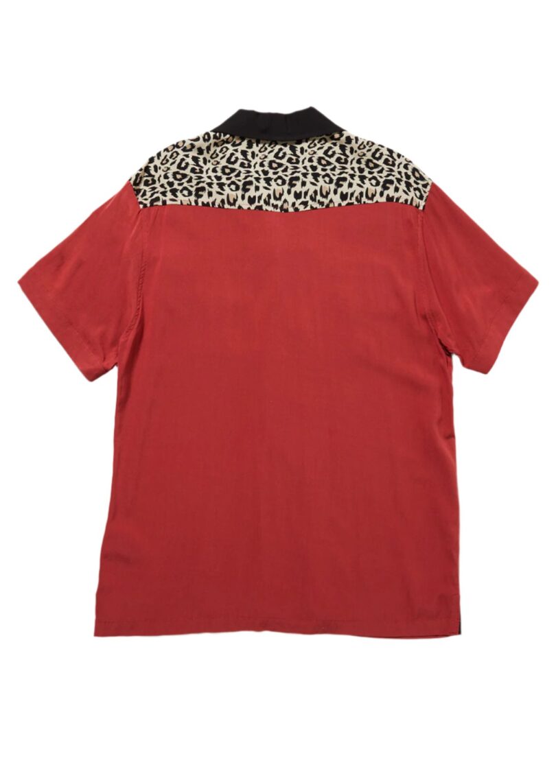 Jeffery Contrast Leo Bowling Shirt  Shop now at Kitty Darling