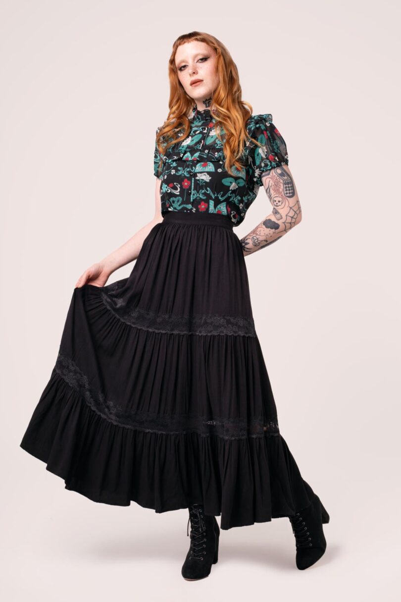 Nocturnal Skirt  Shop now at Kitty Darling