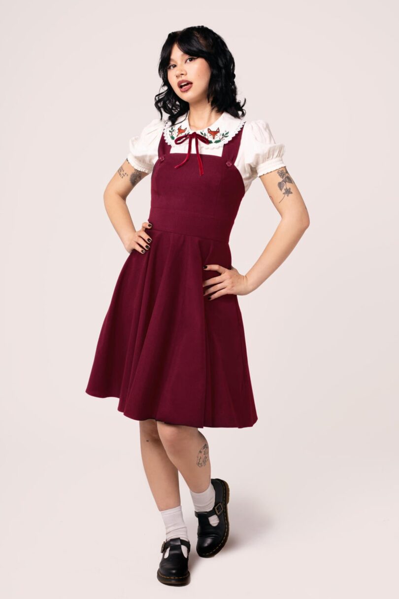 Patti Pinafore Dress  Shop now at Kitty Darling