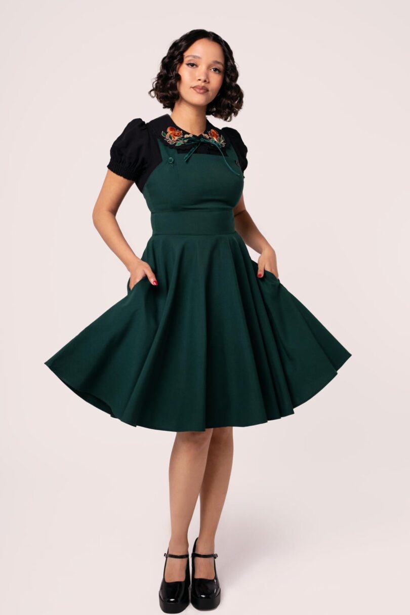Patti Pinafore Dress  Shop now at Kitty Darling