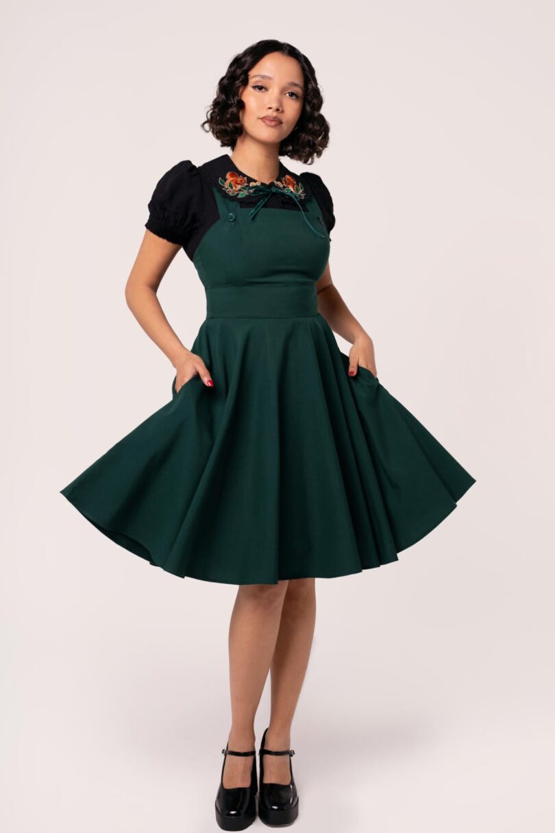 Patti Pinafore Dress  Shop now at Kitty Darling
