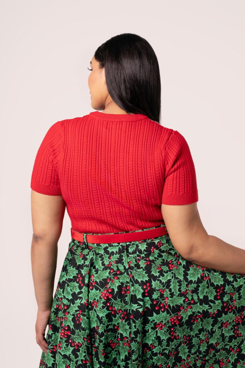 Poinsettia Top  Shop now at Kitty Darling