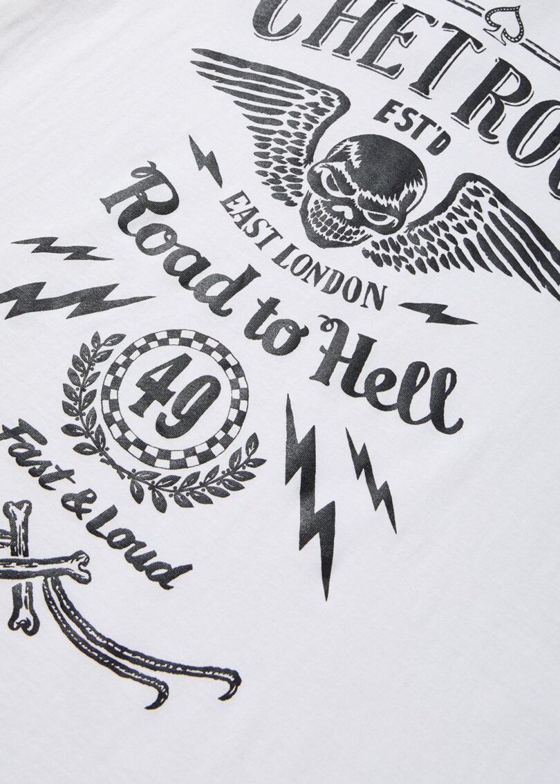 Road To Hell Raglan Sleeve T-Shirt  Shop now at Kitty Darling