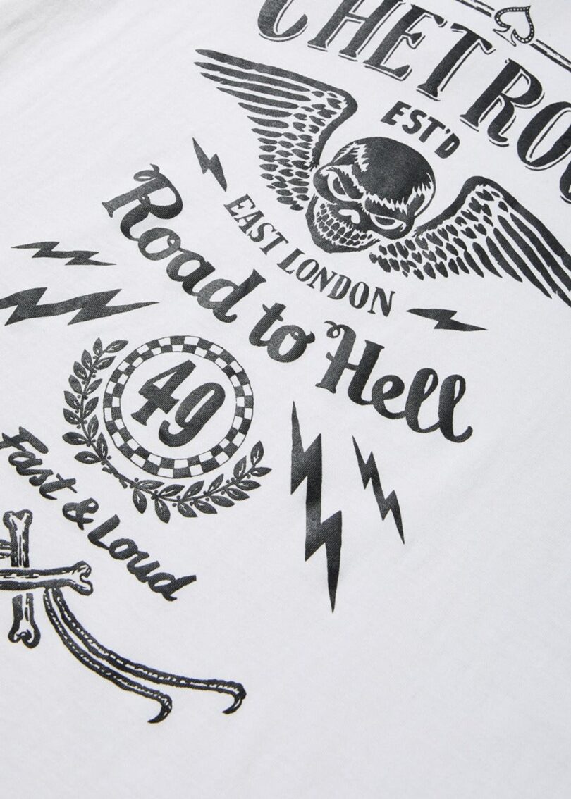 Road To Hell Raglan Sleeve T-Shirt  Shop now at Kitty Darling